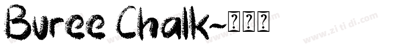 Buree Chalk字体转换